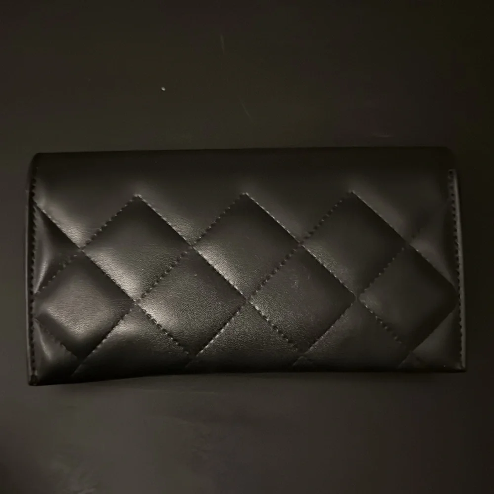 Chanel sunglass case calf skin leather